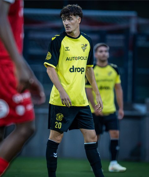Mathieu Dauriac sous le maillot du Progrès Niederkorn