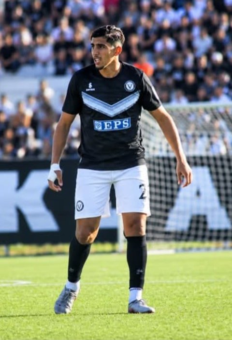 Mohamed Amine Abdelouhab sur le terrain